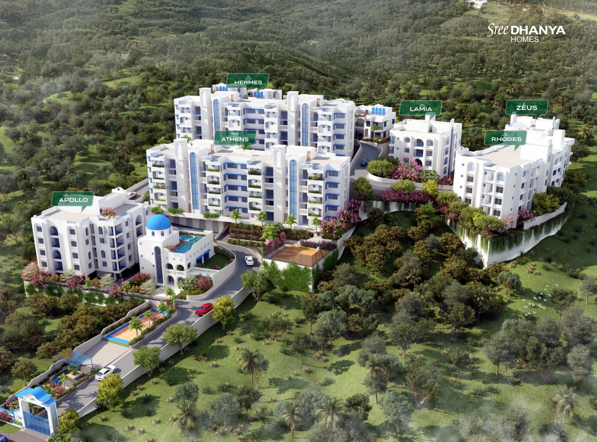 GREECE GARDENS BY SREE DHANYA